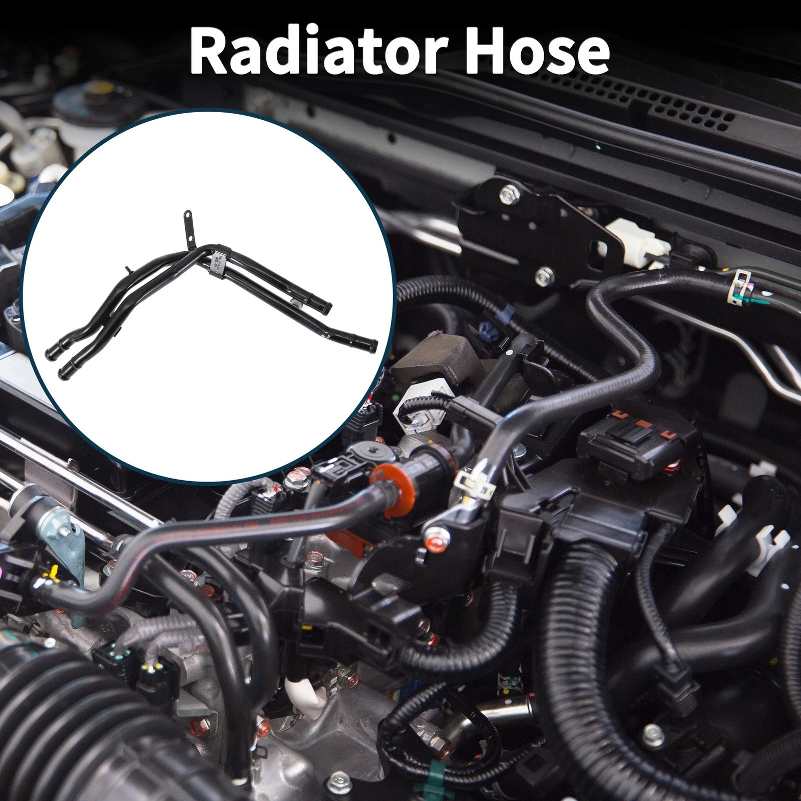 Radiator Hose Coolant Pipe for Volkswagen Golf 2007–2009 (1 Pcs)