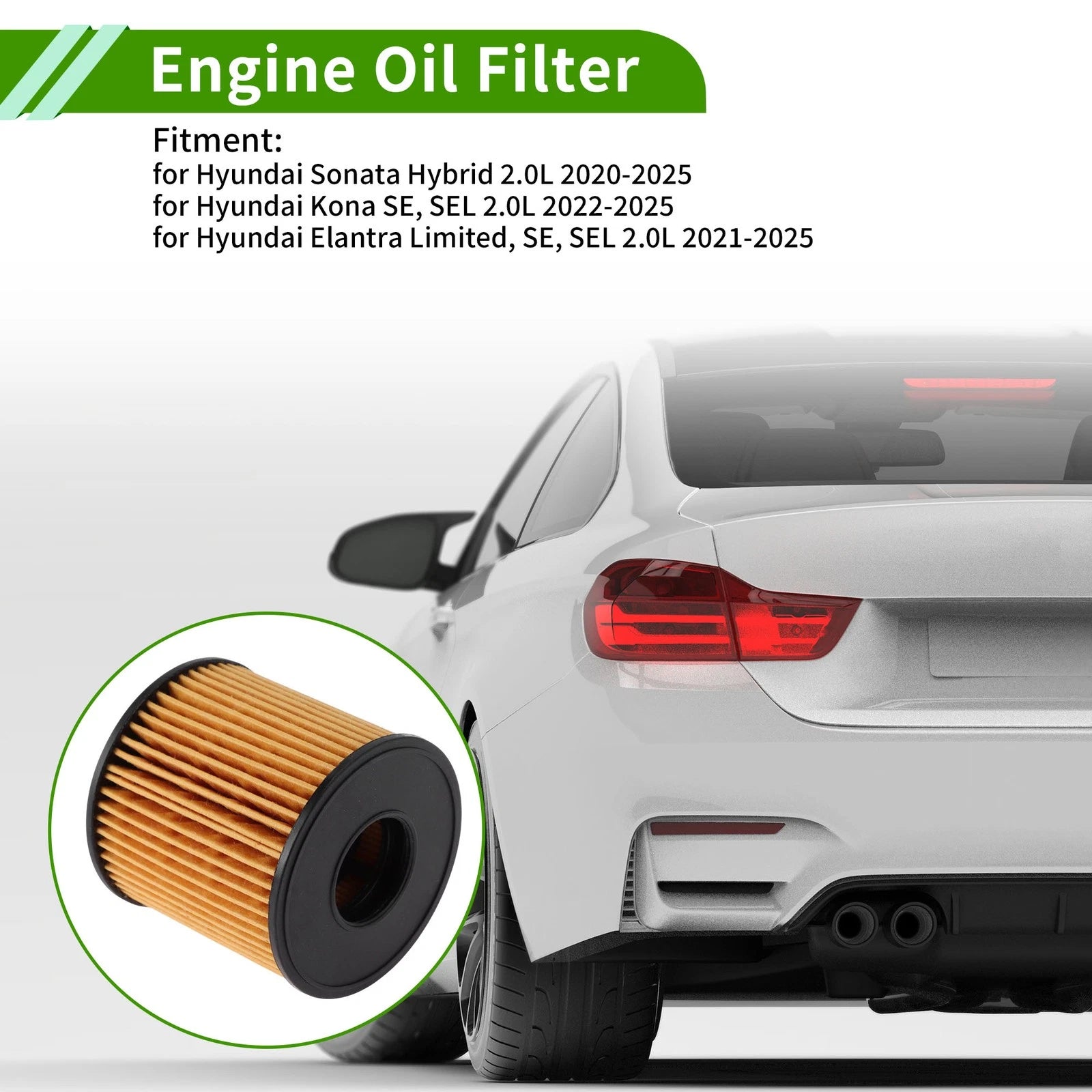 Engine Oil Filter Replacement for Hyundai Sonata Hybrid (2020–2023)