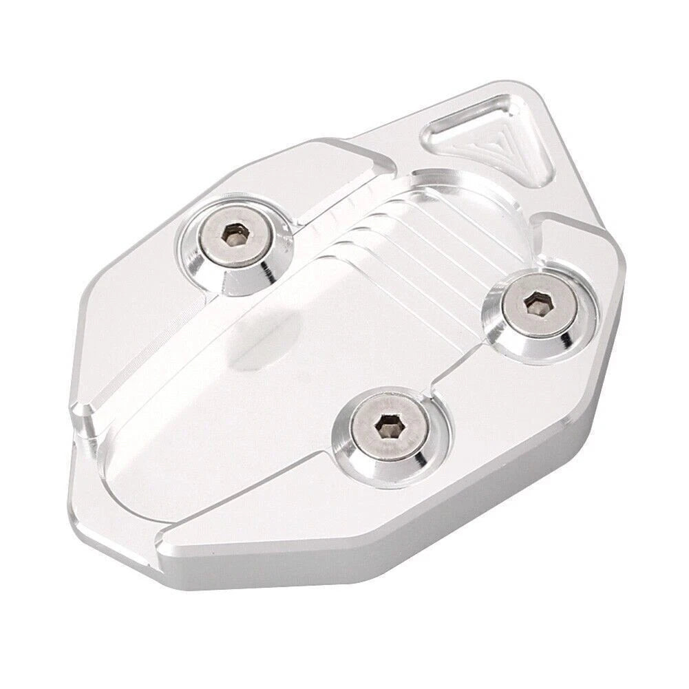 Kickstand Side Stand Extension Pad for Yamaha T-Max 530 (2012–2015) Silver