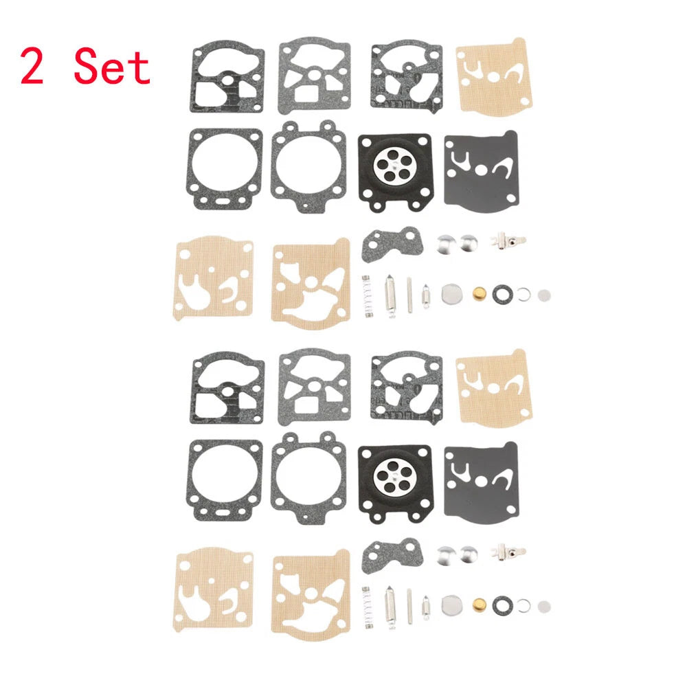 Set of 2 Carb Rebuild Kits for Walbro K20-WAT WA WT (Echo Husqvarna Stihl)