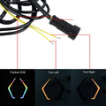 LED RGB Grille Lights Turn Signal Fang Accent for Polaris RZR XP 1000 Turbo (2019–2022)