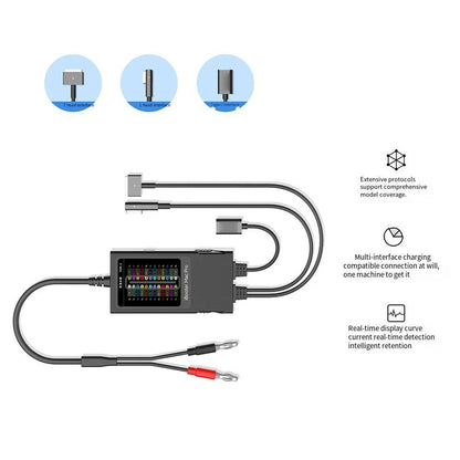 Current Tester for MacBook Repair (Real Time Data, Triple Connectors)