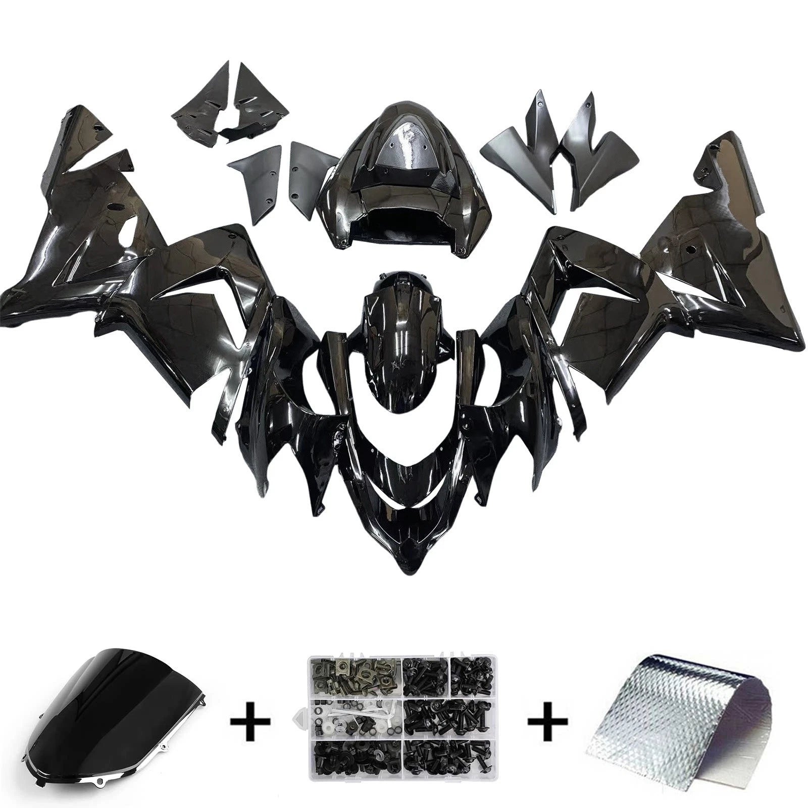 Injection Fairing Kit for Kawasaki ZX10R (2004–2005) ABS Plastic