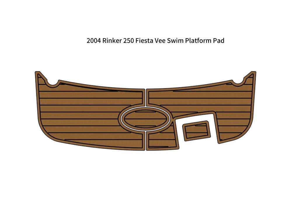 EVA Foam Teak Decking Flooring Pad for Rinker 250 Fiesta Vee (2004)
