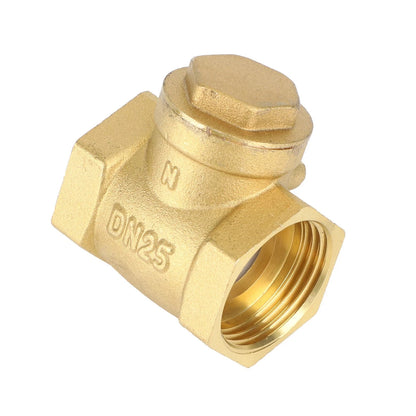 1" Brass Check Valve for Plumbing NPT Fitting (Long-Lasting)