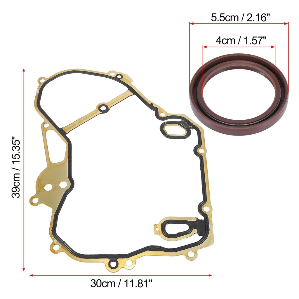 Set Timing Cover Gasket Replacement for Chevrolet (2009–2017)