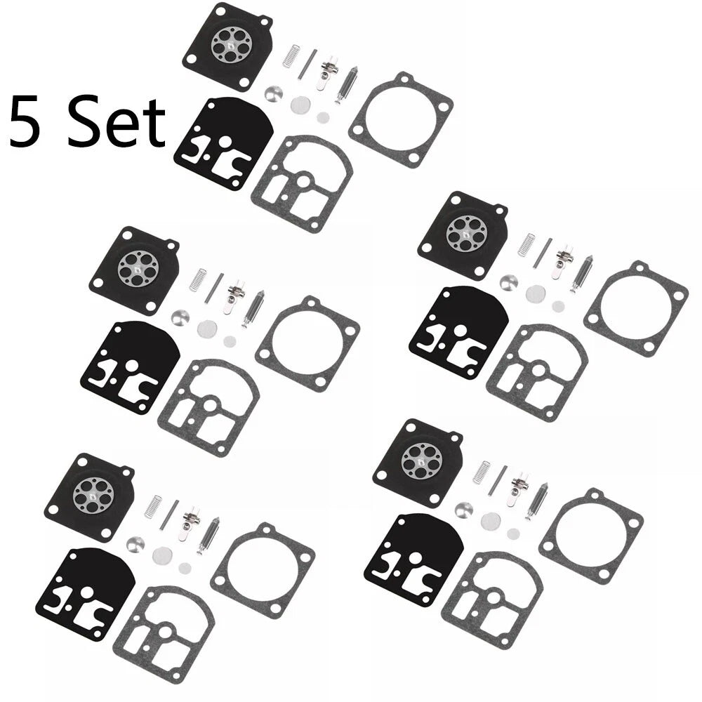 Set of 5 Carburetor Rebuild Kits for Stihl 009 010 011 012 (RB-11)