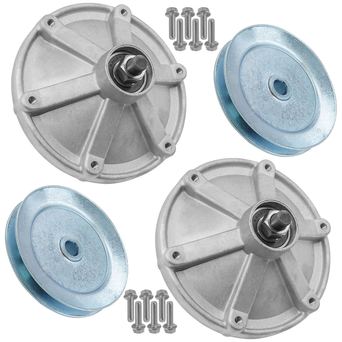 Deck Spindle and Pulley Replacement for Exmark QST20BE422 Quest (2005–2015)