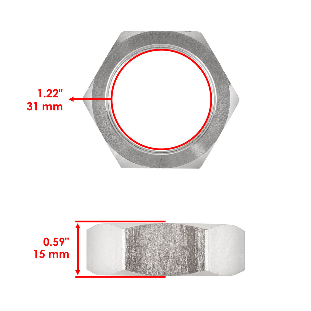 Rear Axle Nut Replacement for Honda TRX250X 2X4 (2009–2021)