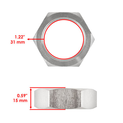 Rear Axle Nut Replacement for Honda TRX250X 2X4 (2009–2021)