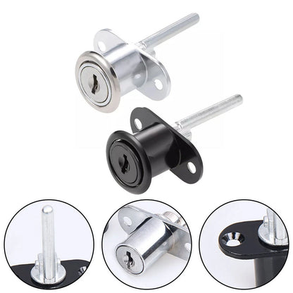 Cabinet Lock Cylinder for Home (180 Degree Rotation)
