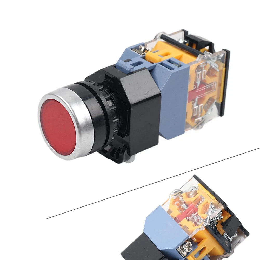 1pc LED Push Button Switch for AC 380V (10A, 22mm)