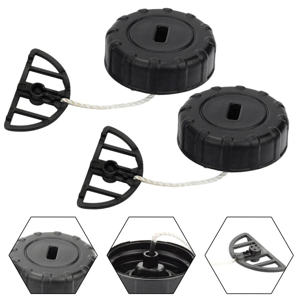 2X Tank Cap for String Trimmer Chainsaw Garden Tool