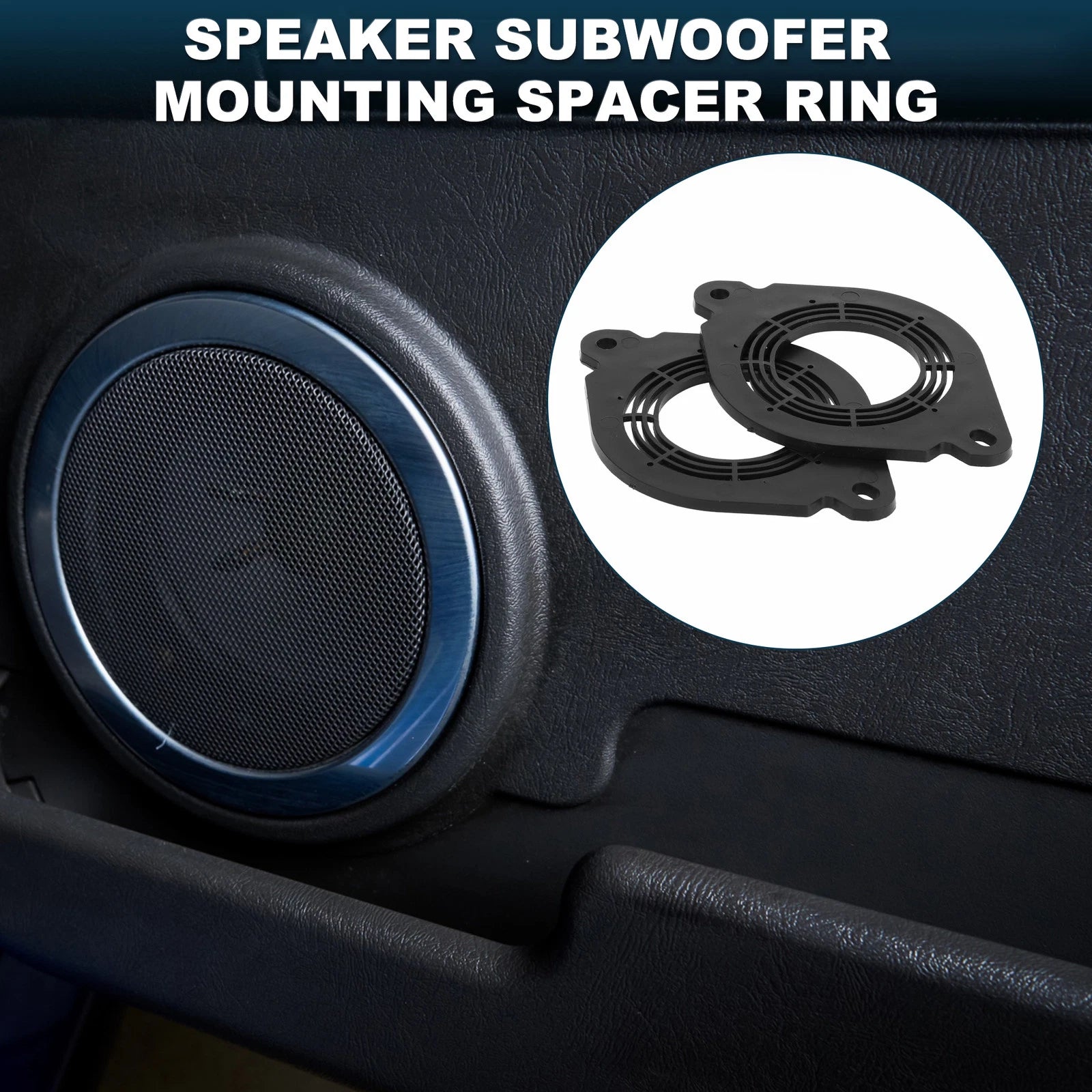 2X Speaker Spacer Ring Adapter for Mazda (ABS)