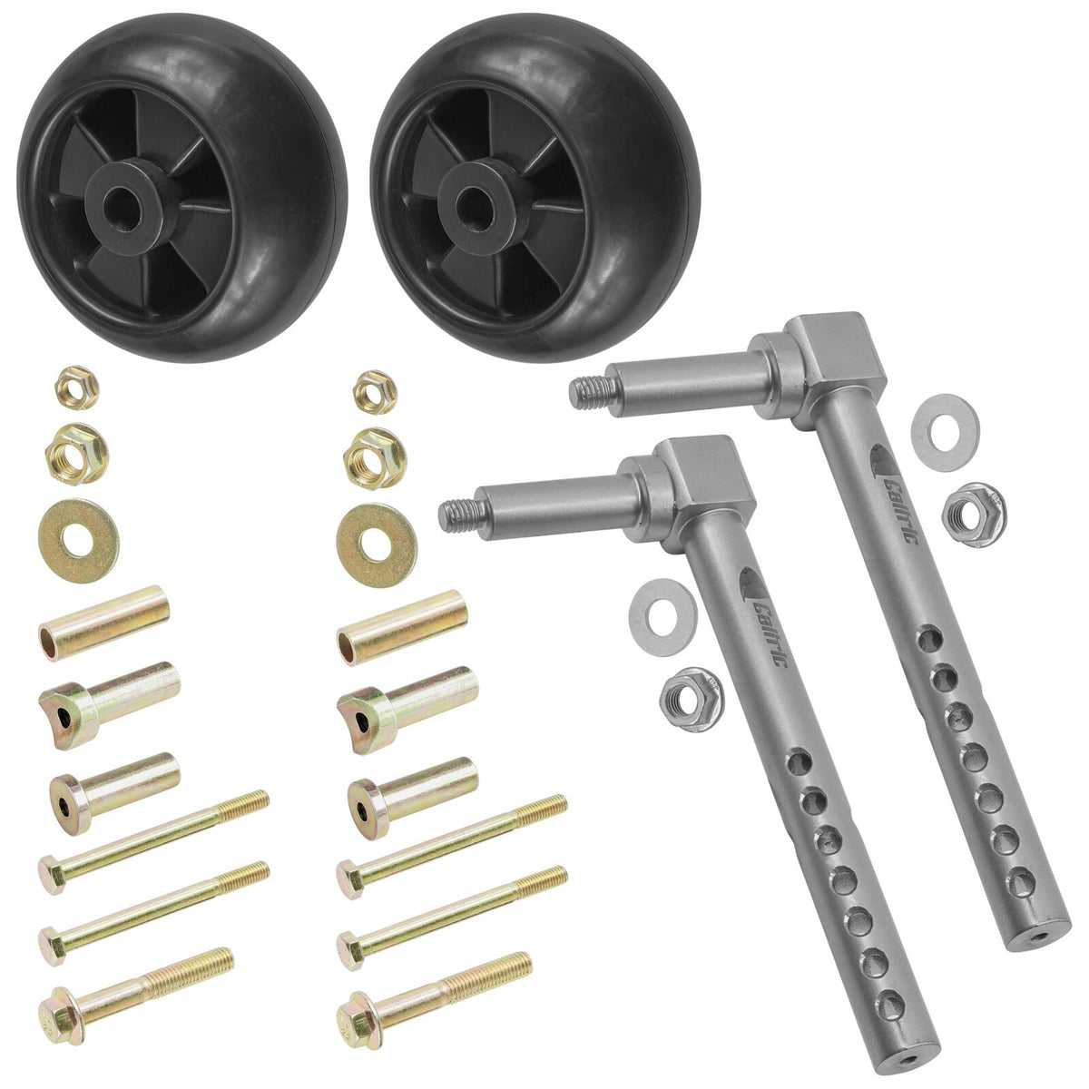 Deck Wheel with Arm Replacement for John Deere X324 X340 X360 (48)