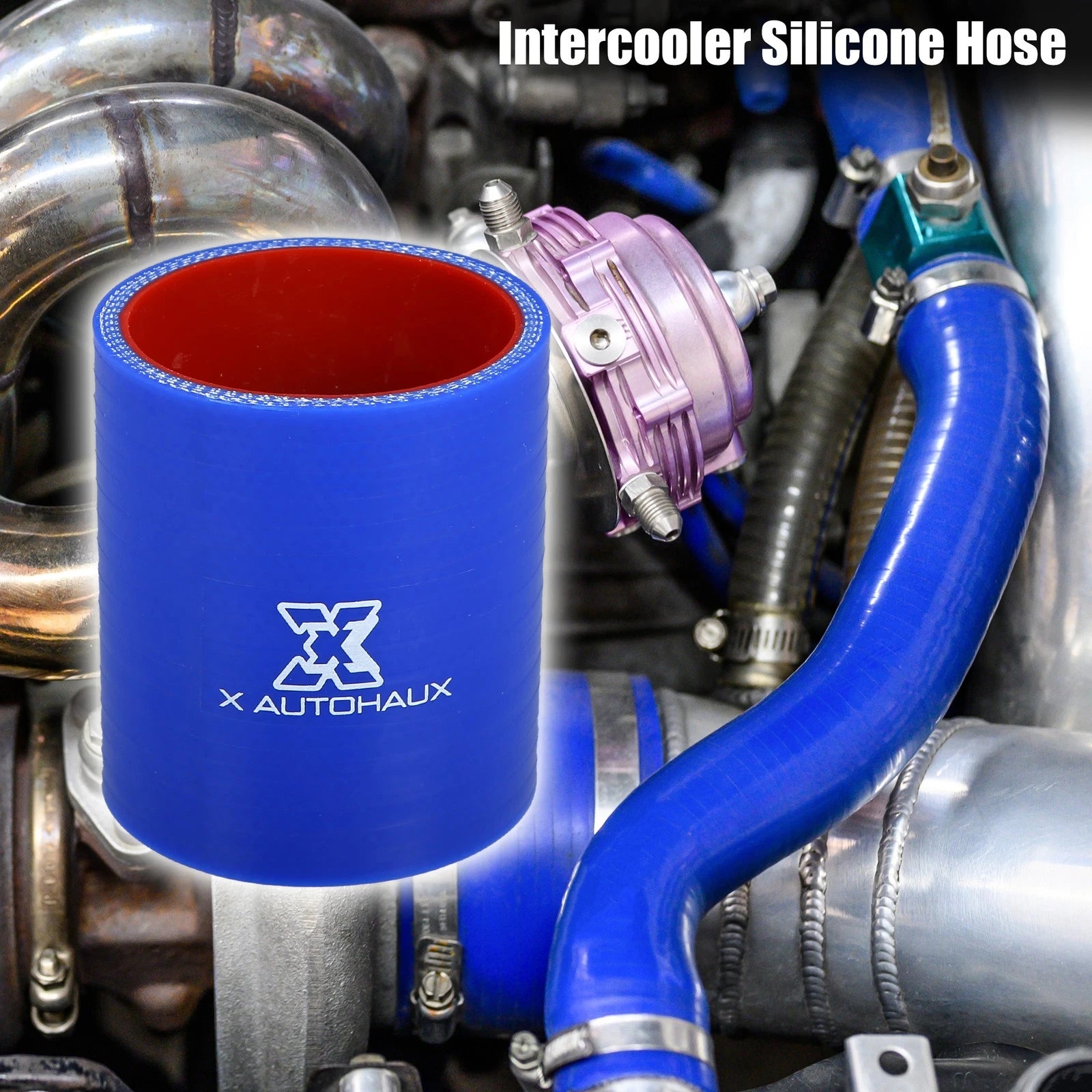 2.24" ID Straight Silicone Reducer Hose for Intercooler (Universal)