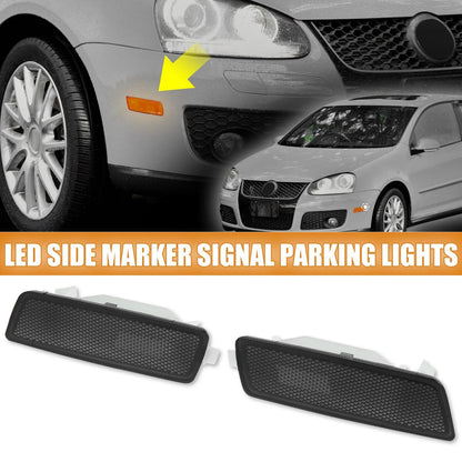 Side Marker Fender Lamps Housing Pair for Volkswagen MK5 Golf GTI (2006–2009)