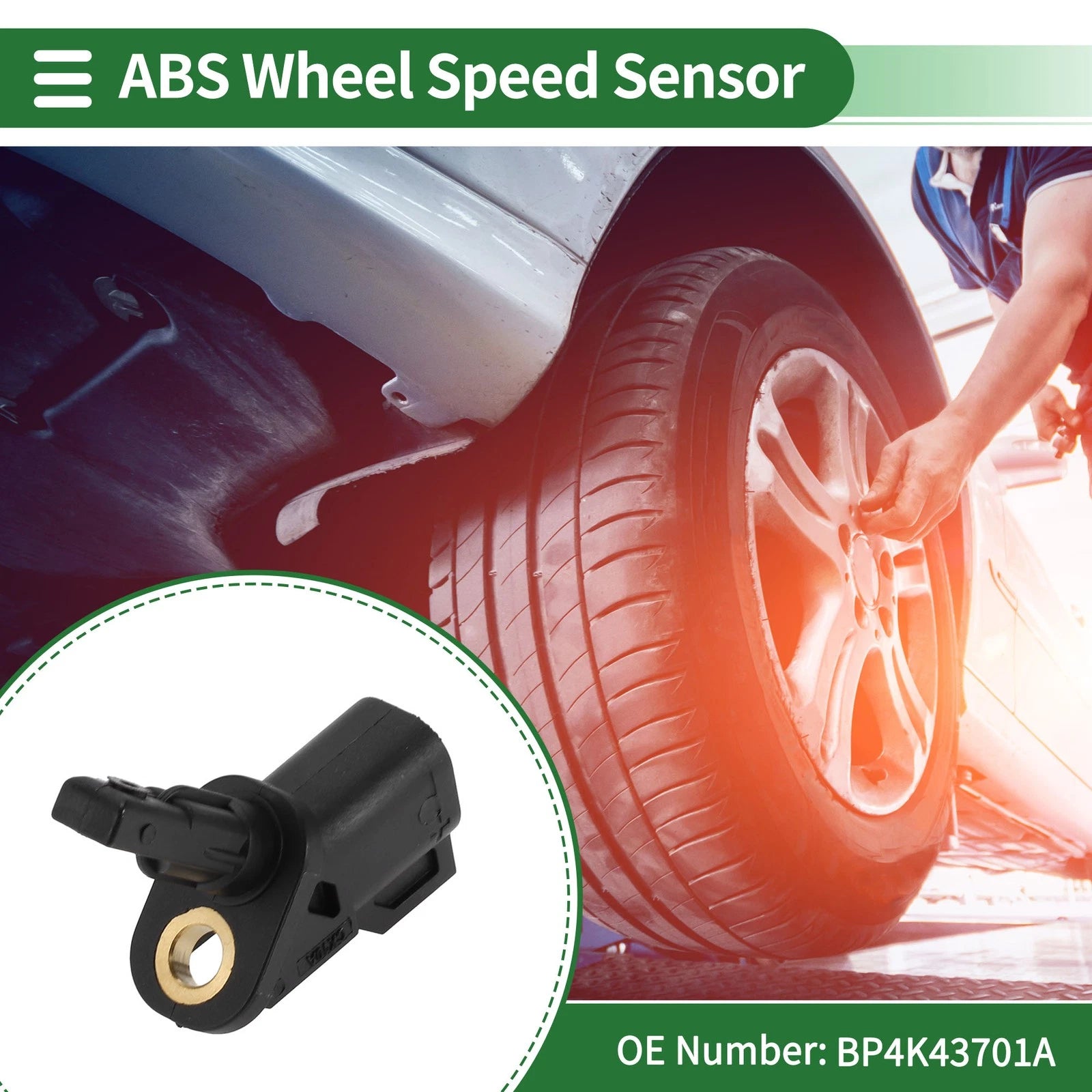 ABS Wheel Speed Sensor for Mazda 3 (2004–2012) No.BP4K43701A