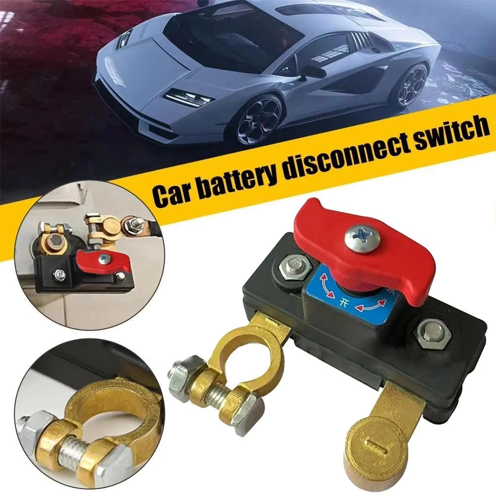 Car Battery Isolator Cut Off Switch for Power Saving and Theft Prevention