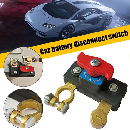 Car Battery Isolator Cut Off Switch for Power Saving and Theft Prevention