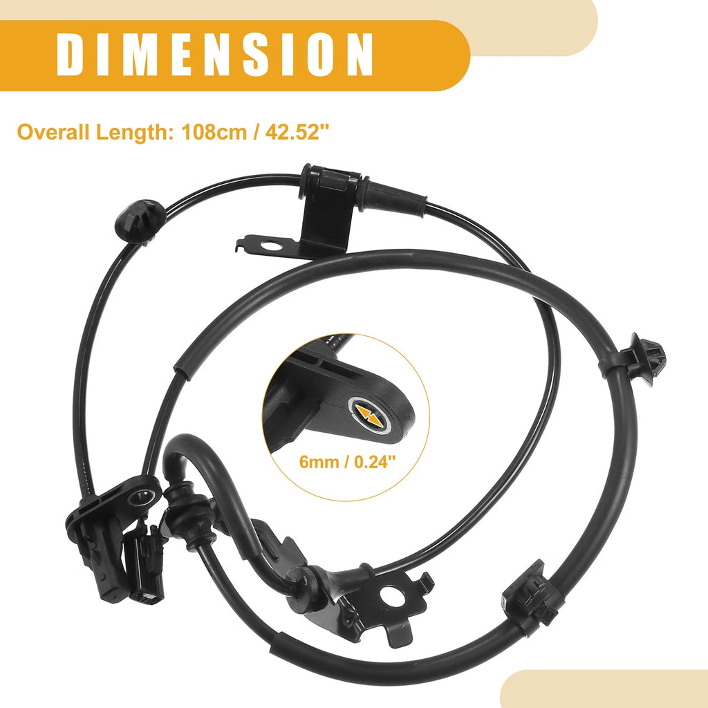 ABS Wheel Speed Sensor Front Left for Hyundai Sonata (2015–2019)