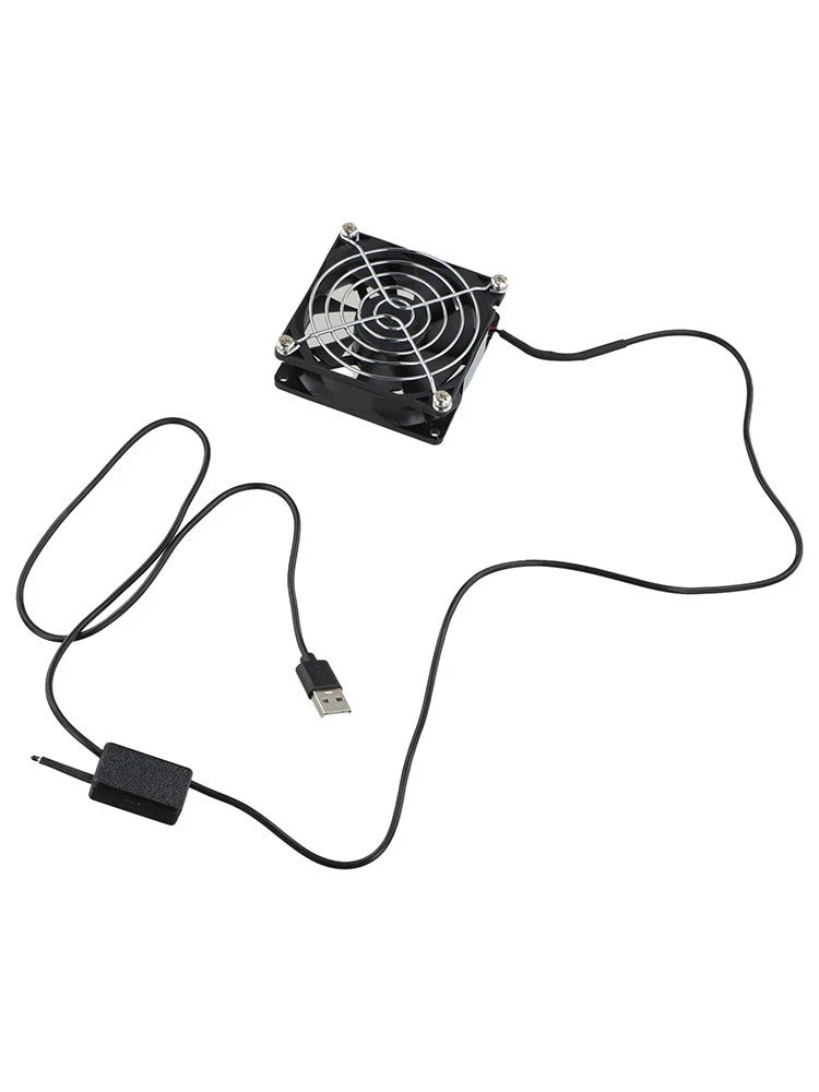 8cm USB Fan for Electronics Cooling (No Specific Part Numbers)
