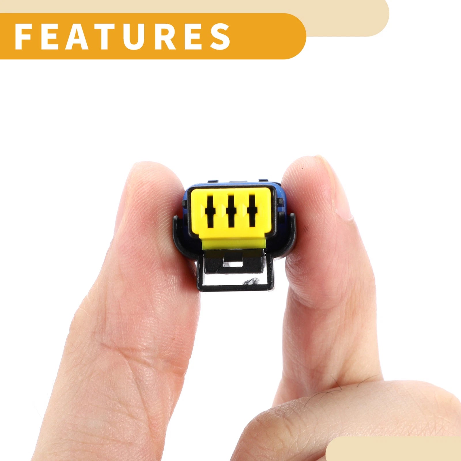 3 Pin Front Headlight Connector Plug for Peugeot