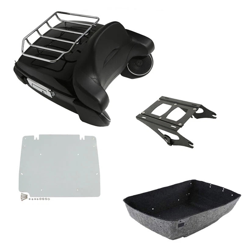 Trunk Backrest Light Mounting Rack for Harley Touring Road Glide (2014–2026)