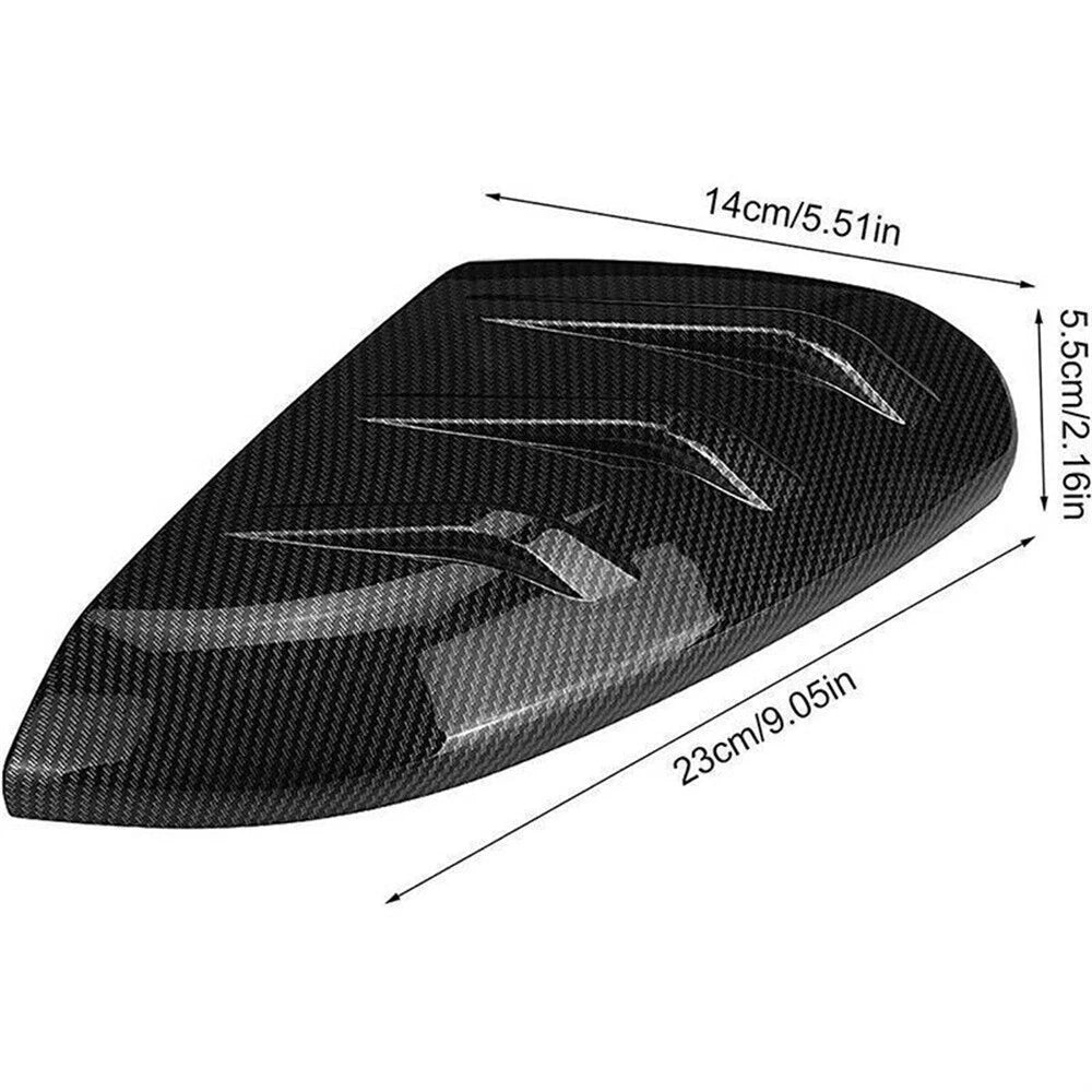 Carbon Fiber Look Side Wing Mirror Cap Cover for Honda Civic Hatchback (2016–2020)