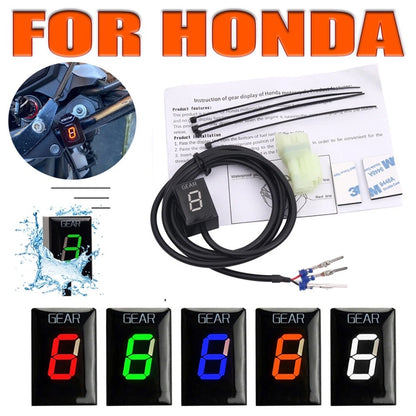 Blue LED Gear Indicator for Honda CBR600RR CBR600F CBR1000RR (2003–2019)