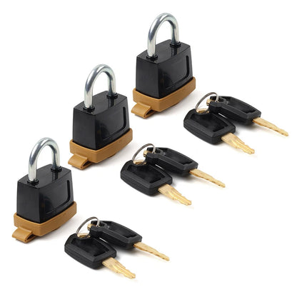Set of 3 Padlocks & Keys for Caterpillar CAT 5P8500/501 246-2641