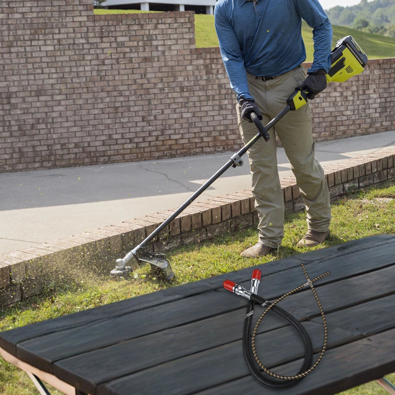 Backpack Lawn Mower Shaft for Easy Installation (35 Inch)