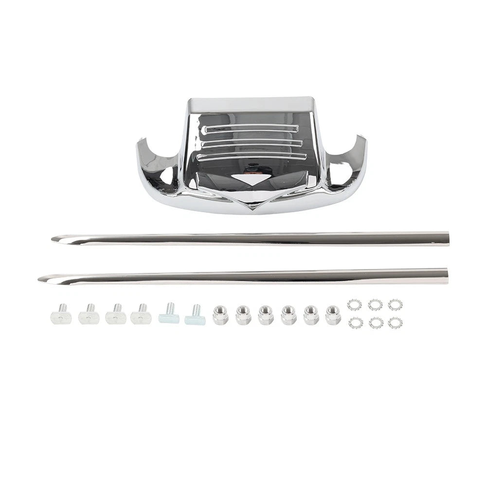 Front Mudguard Tip with Spear Trim Kit for Harley Road King, Electra Glide