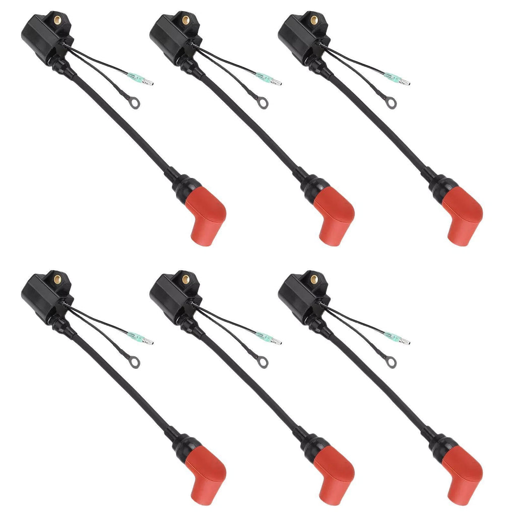 6X Ignition Coil for Yamaha 100/150/175/200/225HP (6R3-85570-01-00)