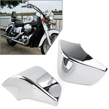Chrome Battery Covers for Honda Shadow ACE VT400 VT750 (1997–2003)