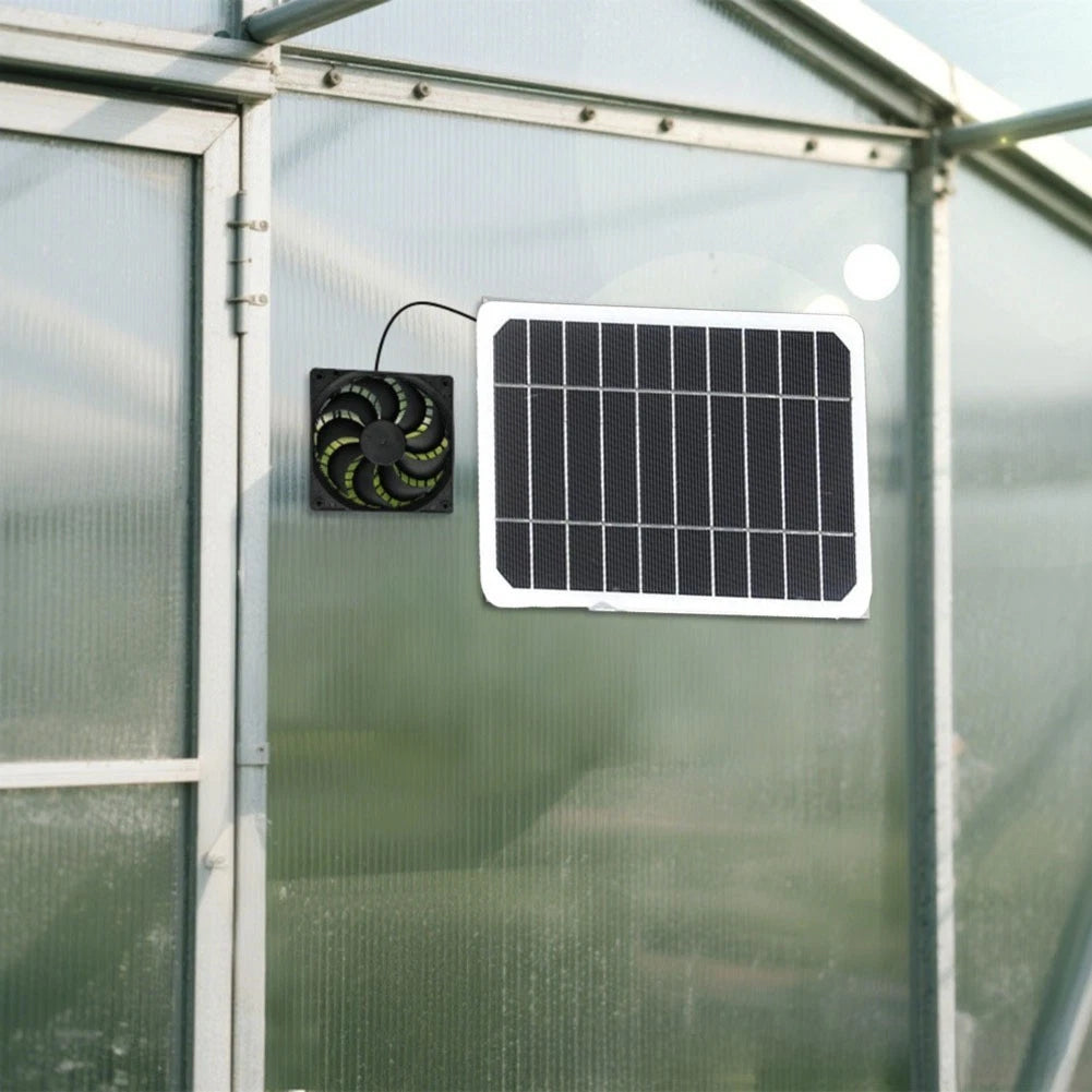 Solar Exhaust Fan for Outdoor Airflow (Energy Saving)