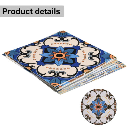 Set of 24 Tile Stickers for Kitchen Decor (10x10cm)