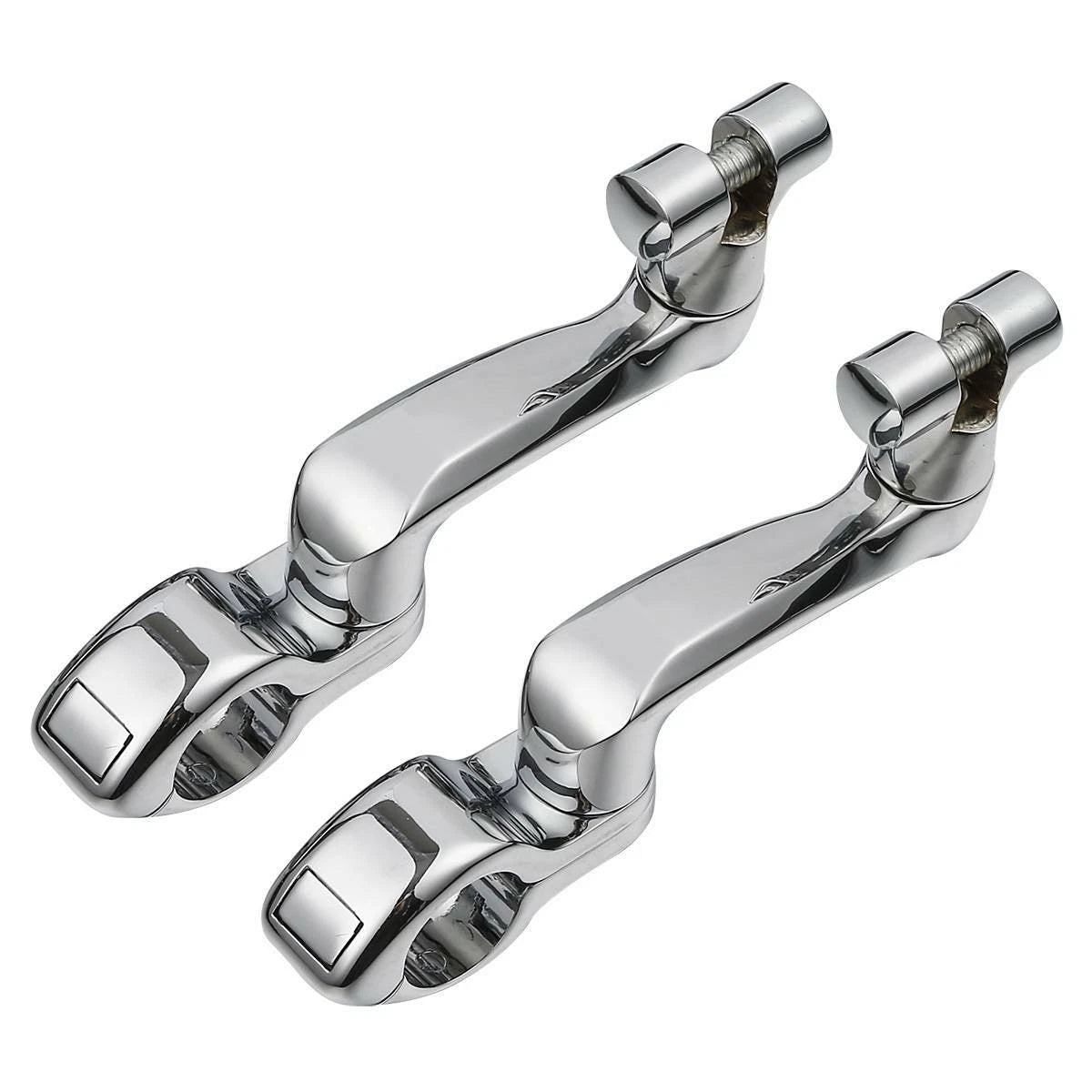 1 1/4" Adjustable Engine Guard Foot Peg Mount for Harley Touring