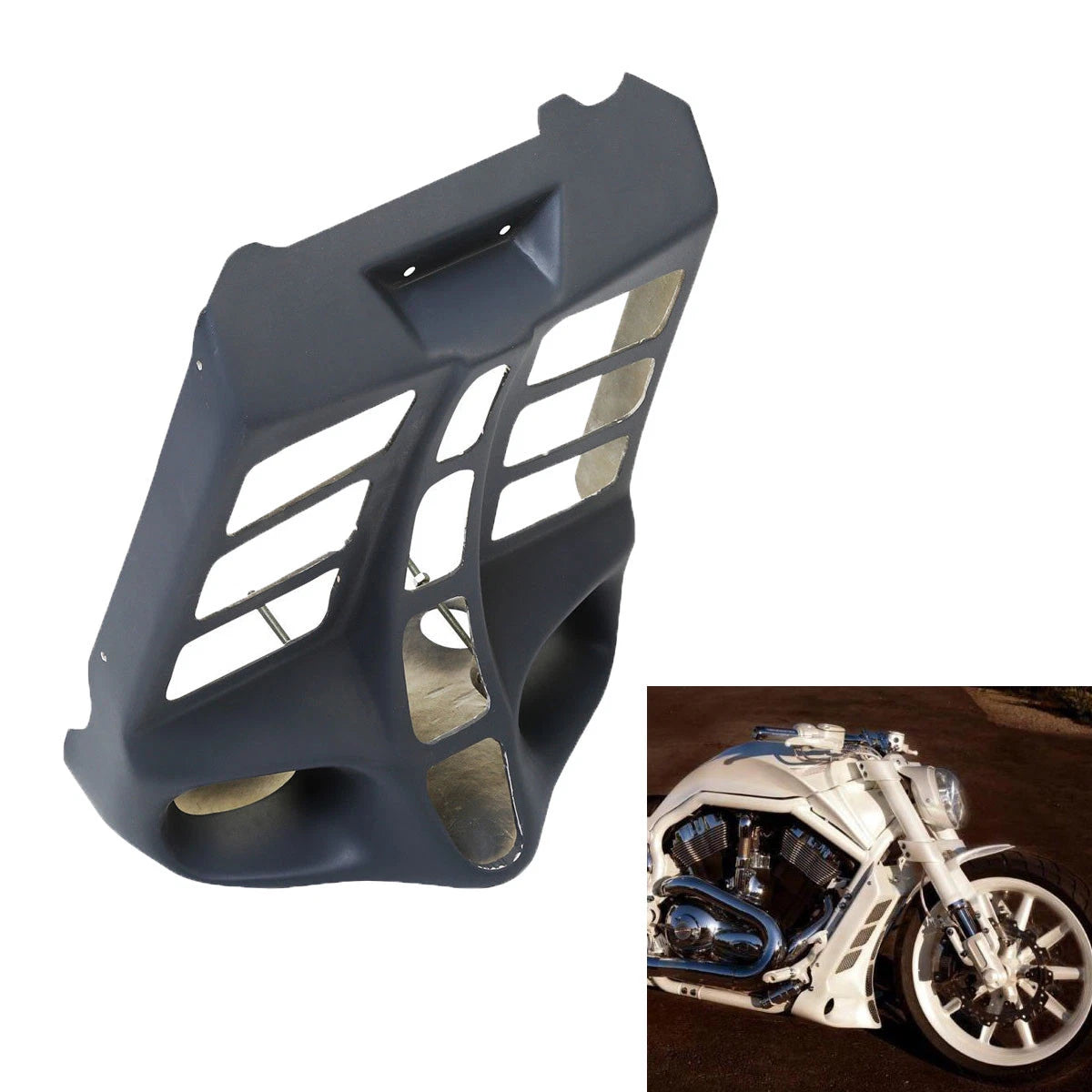 Unpainted Radiator Cover for Harley Night Rod Special VRSCDX (2007–2011)