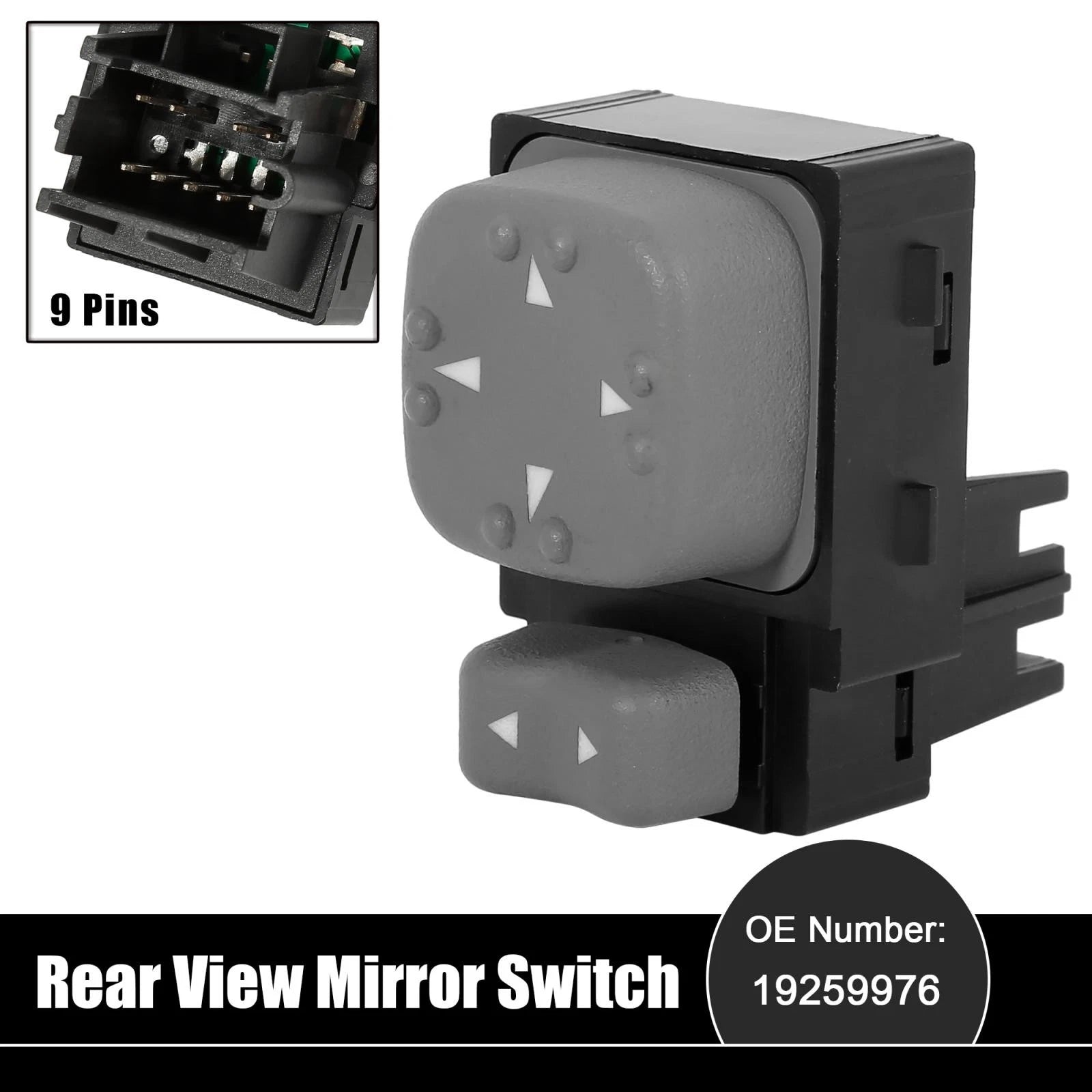 Rear View Mirror Switch Remote Control for Chevrolet S10 (1998–2004)