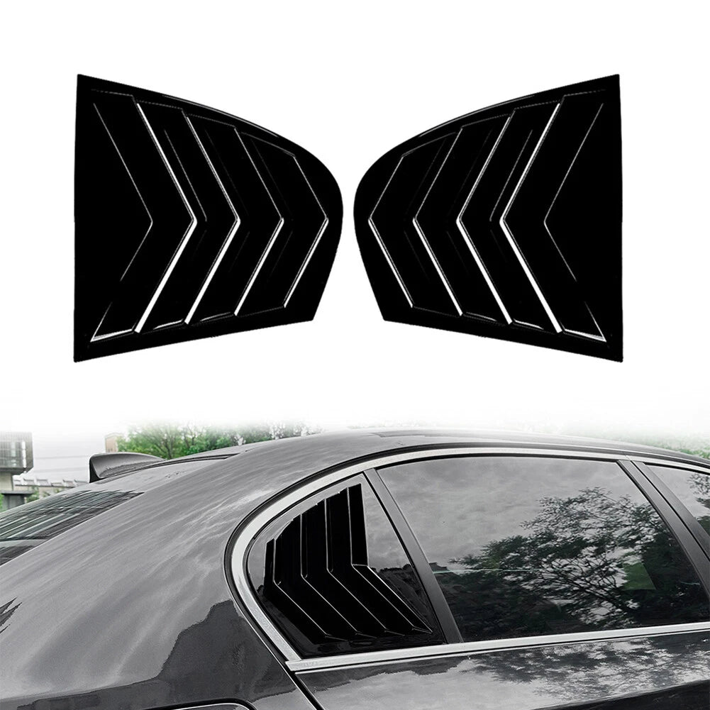 Rear Window Shutter Louver Cover Trim for BMW 5 Series E60 E61 (2004–2010)