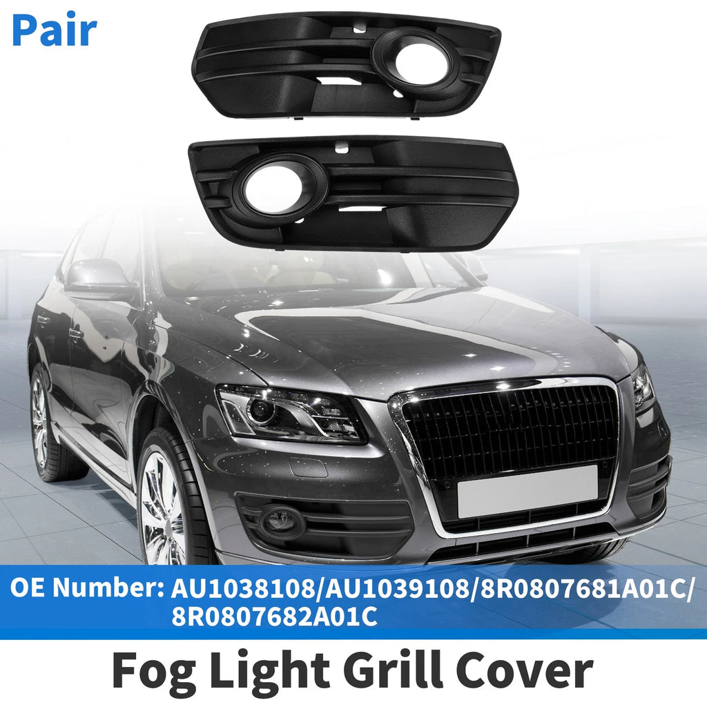 Front Left Right Fog Light Grille Replacement for Audi Q5 (2009–2012)