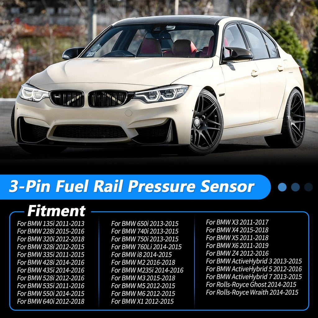 Fuel Rail Pressure Sensor Replacement for Hyundai Santa Fe (2013–2018)