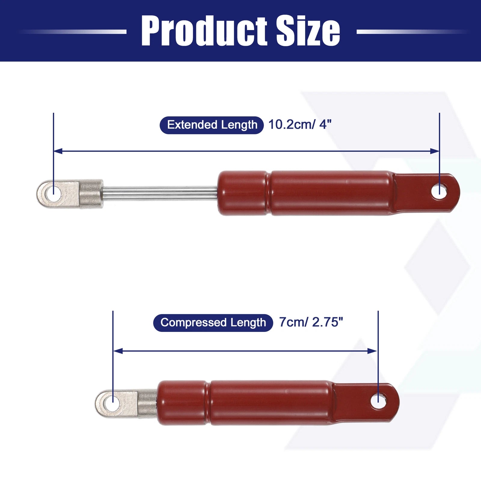2 Pcs 4" Red Lift Supports Struts Shocks Gas Spring Universal