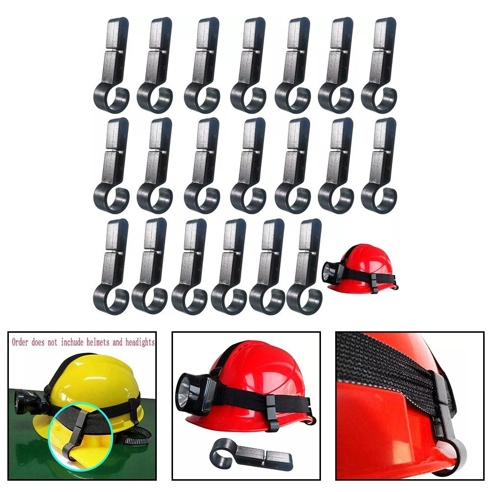 20X Hard Hat Light Hooks for Headlamp Installation