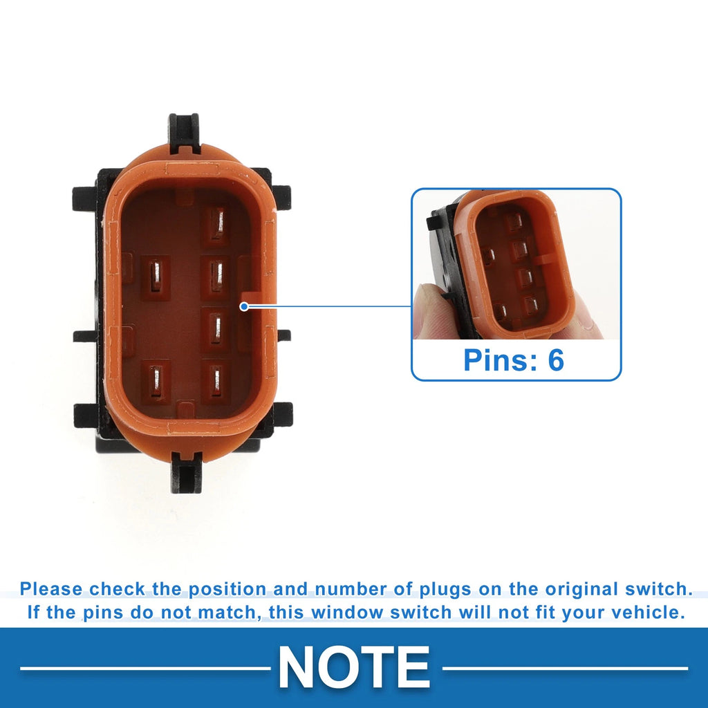 Rear Passenger Side Window Switch for Ford Escape Focus Transit (No.BM5Z14529A)