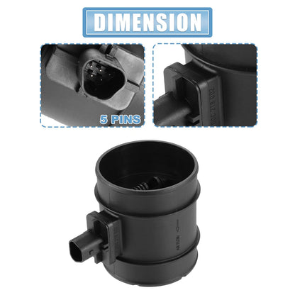 Mass Air Flow Sensor for Saab 9-5 2.0L (1998–2009) 0281002912