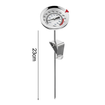 2X High-Temperature Kitchen Oil Thermometer with Stand for Cooking & Grilling