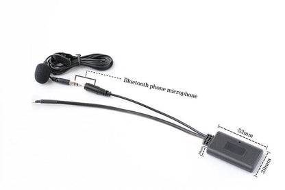 Bluetooth Module AUX Cable Adapter 12-Pin For BMW Z4 X3 E83 Mini Cooper R50 R53