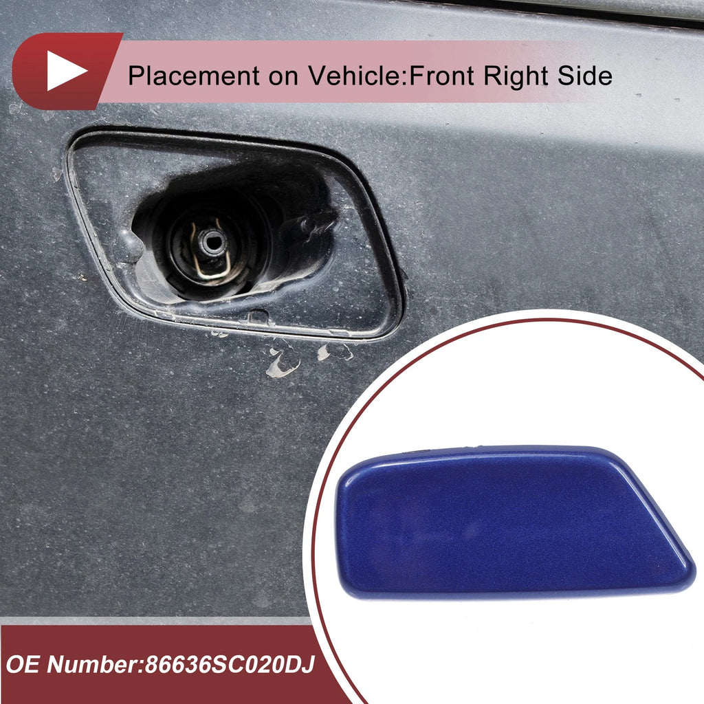 Front Right Washer Nozzle Cover Cap Replacement for Subaru Forester (2009–2012)